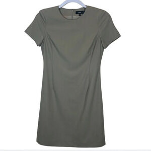 Theory JATINN Traceable wool dress in soft sage size 0